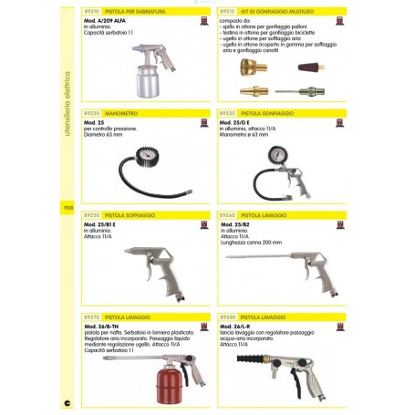 pistola di soffiaggio ani in alluminio aria compressa per