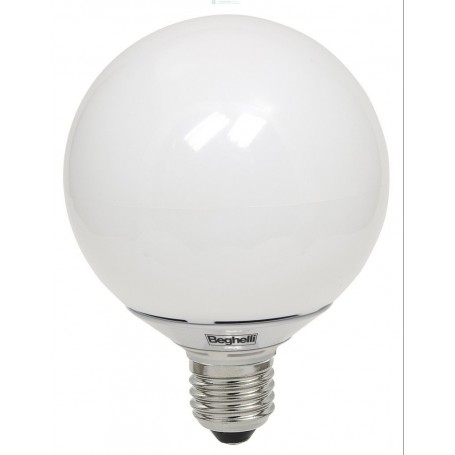 5PZ BEGHELLI LED 56080 GLOBO E27W12 CALDA OPALE