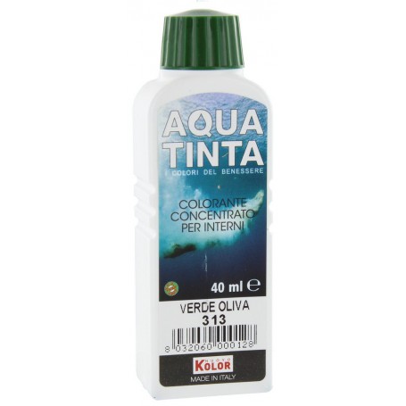 10PZ AQUATINTA PER INTERNI ML.40 313 VERDE OLIVA