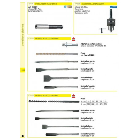 Portainserti magnetico attacco SDS plus