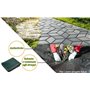 Telo Pacciamatura Verde mt 2,1 x 100 mq 210 Anti Erbacce per Orto, Giardino, Stabilizzazione UV