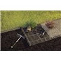 1PZ Telo Pacciamatura Nero mt 2,1 x 100 mq 210 Anti Erbacce per Orto, Giardino, Stabilizzazione UV