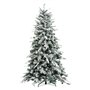 ALBERO DI NATALE INNEVATO 'ALASKA' h.240 cm - base 154 cm / 2436 rami