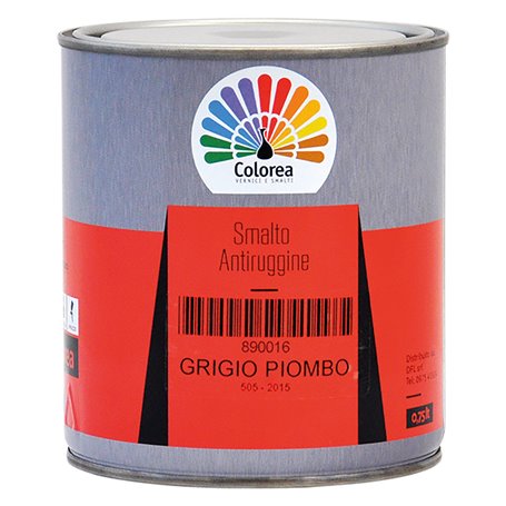 6PZ SMALTO ANTIRUGGINE 'COLOREA' Lt. 0,750 Blu