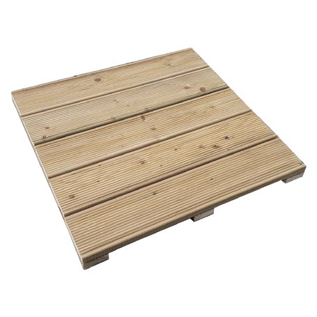 PEDANA PER GIARDINO IN LEGNO cm 50 x 50 x H 3,2