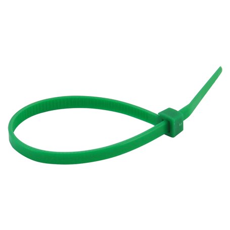 1PZ FASCETTA A STRAPPO PER CABLAGGIO mm 3,6 x 200 pz 100 - verde