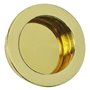 MANIGLIA TONDA PER PORTE SCORREVOLI Ã˜ 40 mm - oro lucido