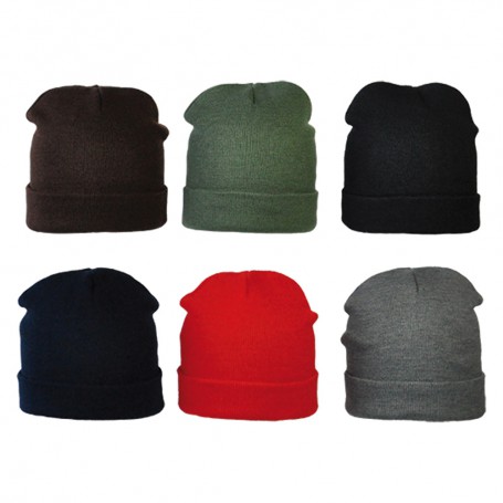 12PZ CAPPELLO A CUFFIA IN ACRILICO 12 pezzi