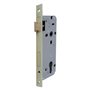 SERRATURA DA INFILARE PER PORTA LEGNO ART. Y52X E60 b.quadro -controp.ottone lucido