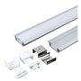 PROFILO CANALINA IN ALLUMINIO PER STRIP LED 3351 mm 23 x 15,5 - largh.max 12