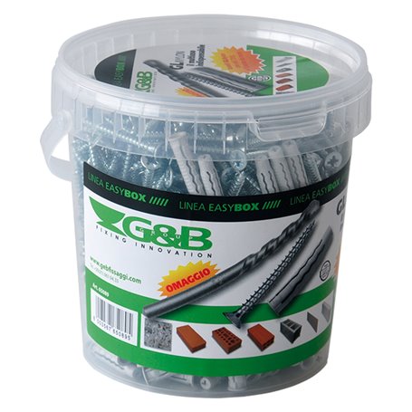 1PZ TASSELLO NYLON 'GL' GL8 VPS 8 x 40 150 pz+punta 8 x 100