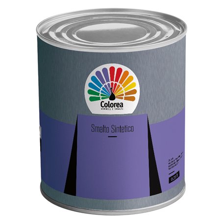 2PZ SMALTO SINTETICO 'COLOREA' Lt. 2,5 Grigio luce