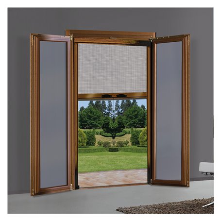 ZANZARIERA A RULLO VERTICALE PER PORTA/FINESTRA cm 120 x 250 - avorio ral 1013