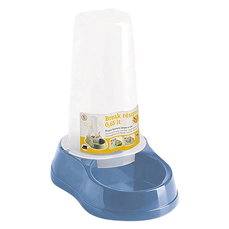 CIOTOLA FUNZIONE ACQUA/CIBO CON RISERVA 'BREAK RES cm 18,5 x 12 x h 20 blu acc. lt0,65