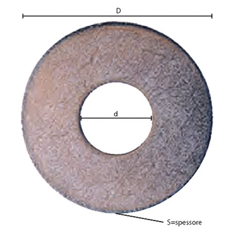 500PZ RONDELLA GREMBIALINA M 8 - 2,0 x 24 x 8,5 mm