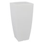 VASO QUADRO 'STILO LAMP' cm 33 x 33 x h 70 lt15 ghia/luc.bia