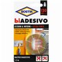 6PZ BOSTIK NASTRO BIADESIVO INTERNI E ESTERNI M.1,5X19MM