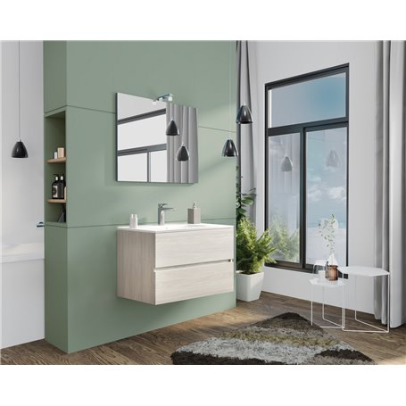 MOBILE BAGNO NEW SPLASH CM.80 ROVERE FUMO