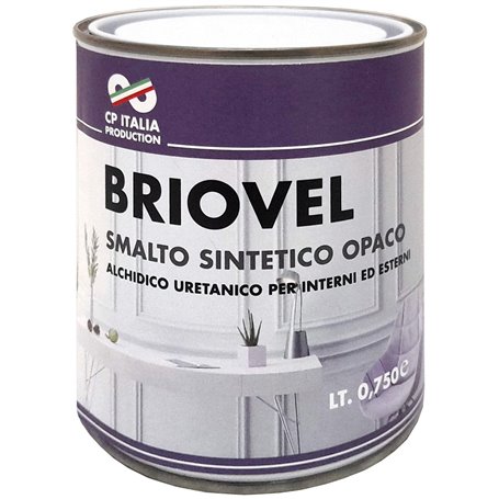 6PZ SMALTO BRIOVEL LITRI.0,375 BIANCO SATINATO