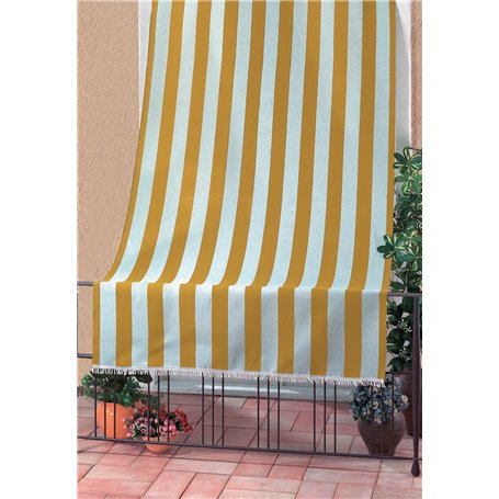 TENDA DA SOLE MOD. RIO CM.140X250 BIANCO/GIALLO