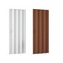 PORTA A SOFFIETTO PVC CM.82X210H BIANCO