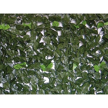 1PZ SIEPE ORNAMENTALE ARTIFICIALE EVERGREEN FOGLIE DI LAURO 1X20 MT