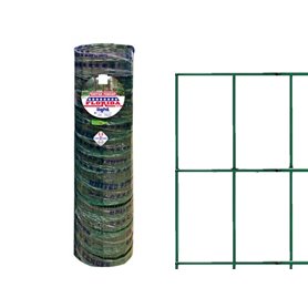 RETE METALLICA ELETTROSALDATA RECINZIONE H.180 - 25 mt 50x100 PLASTIFICATA  VERDE